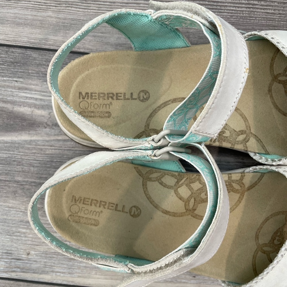 MERRELL WOMEN'S HIBISCUS IVORY WHITE SLINGBACK SPORT SANDALS SHOES SIZE 7 - Picture 8 of 12